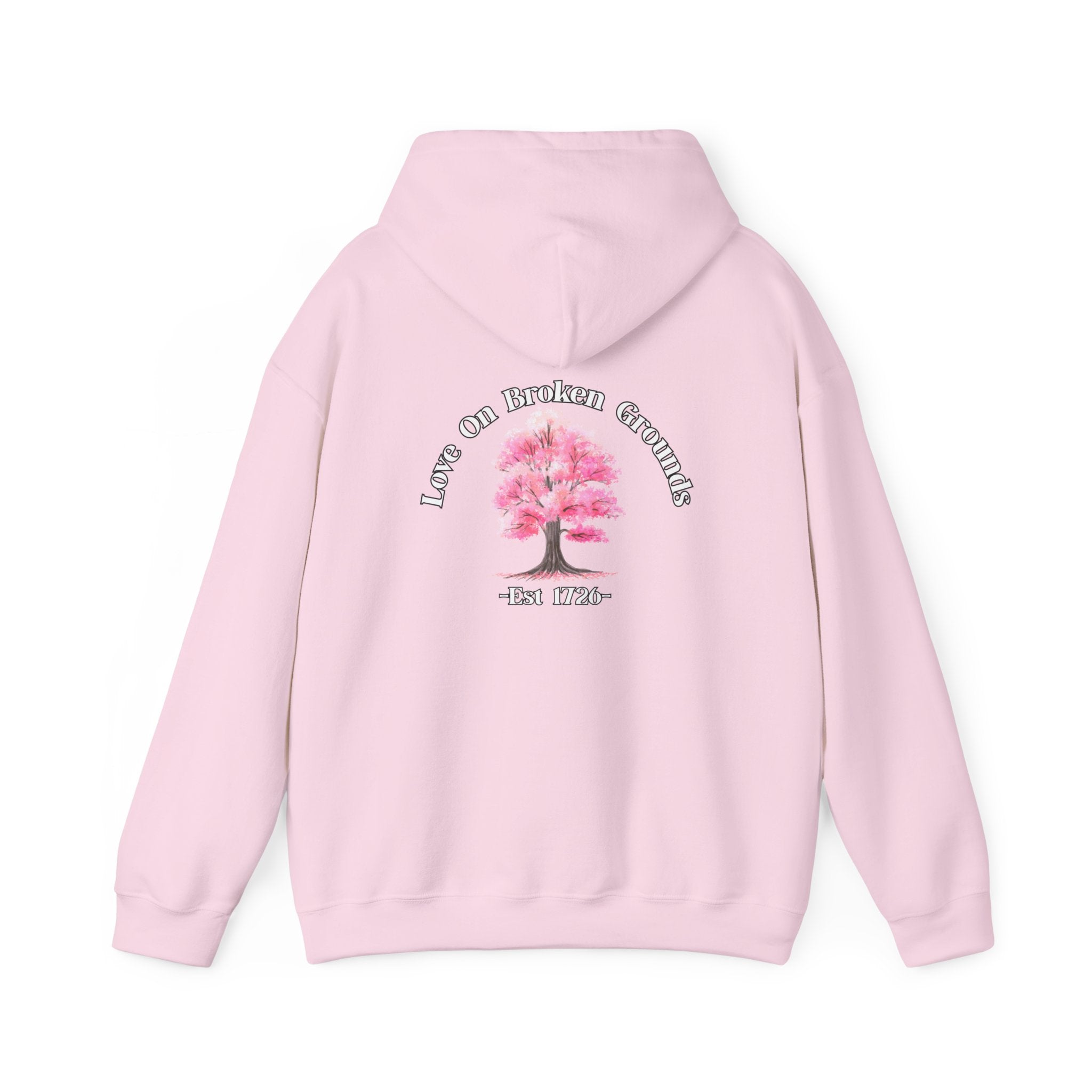 Love On Broken Grounds Blossom Tree Design Hoodie!