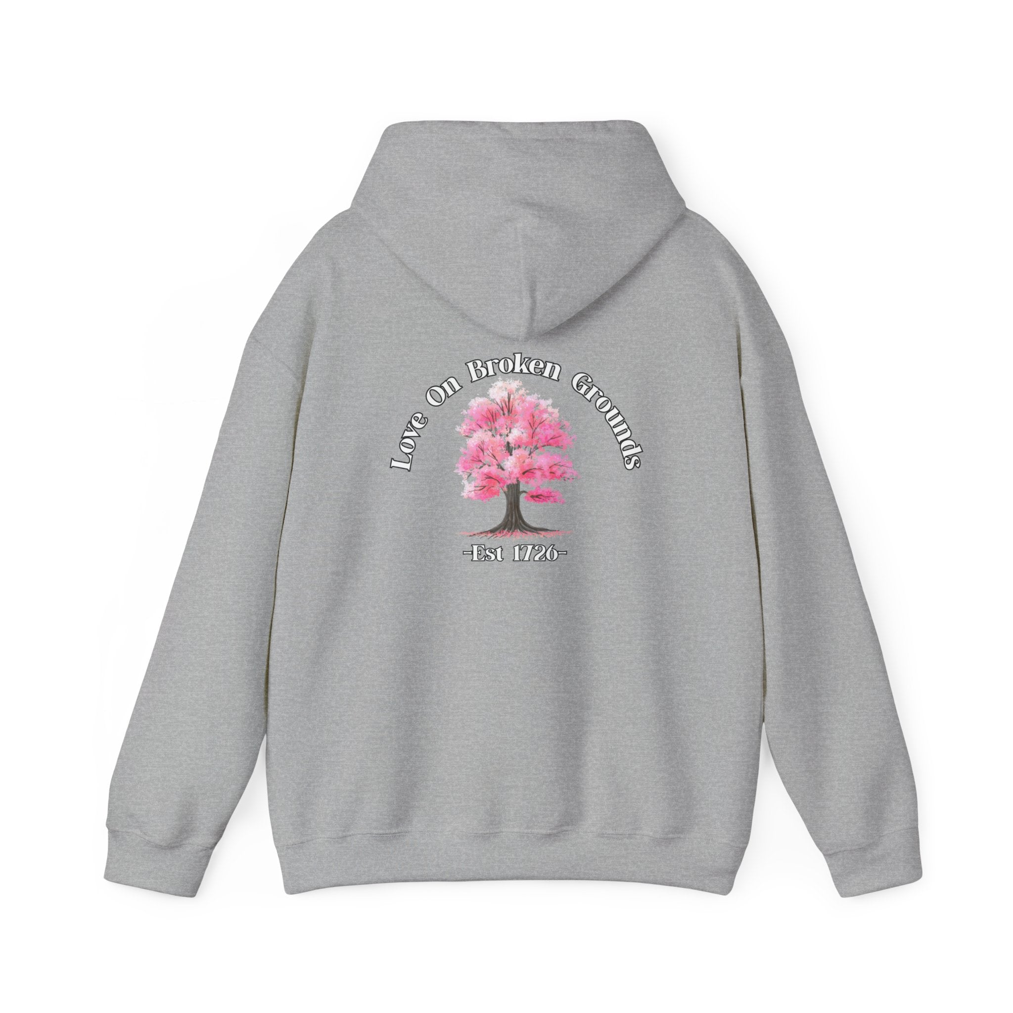Love On Broken Grounds Blossom Tree Design Hoodie!