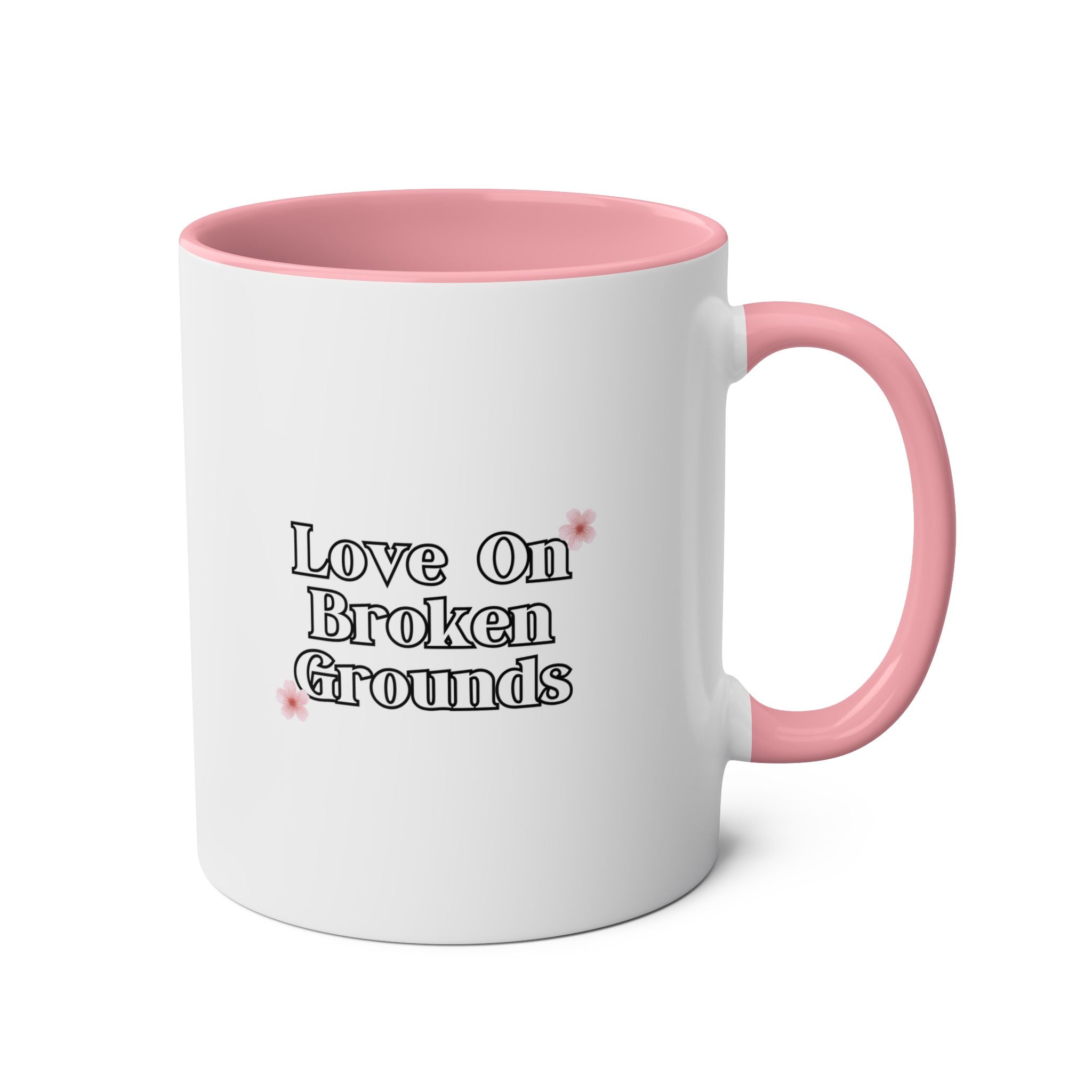 Love On Broken Grounds Blossom Tree Design mug 11oz