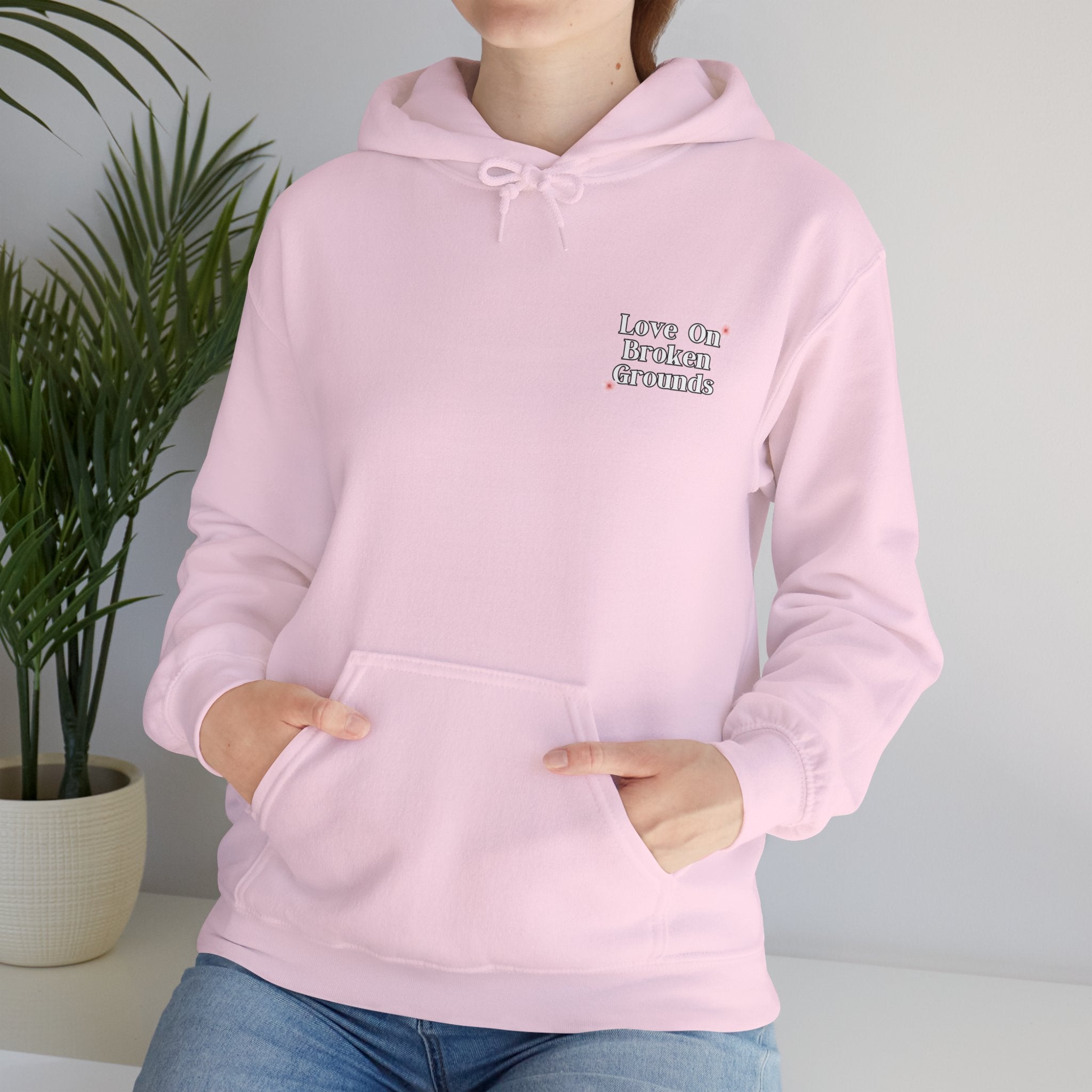 Love On Broken Grounds Blossom Tree Design Hoodie!