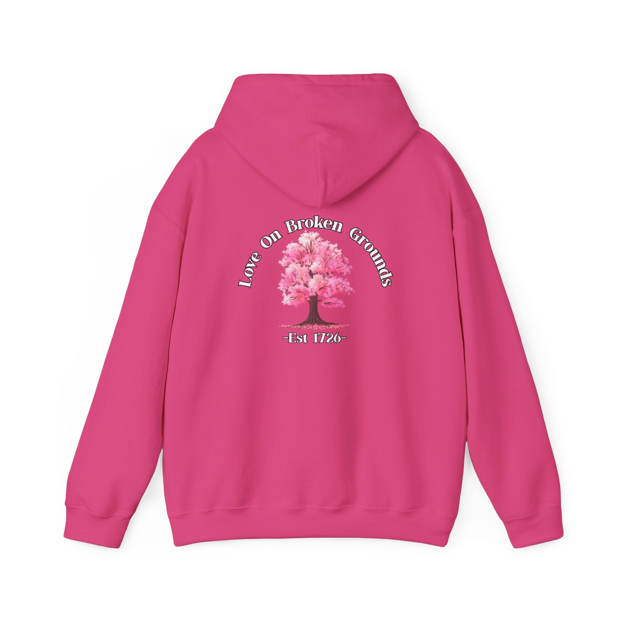 Love On Broken Grounds Blossom Tree Design Hoodie!