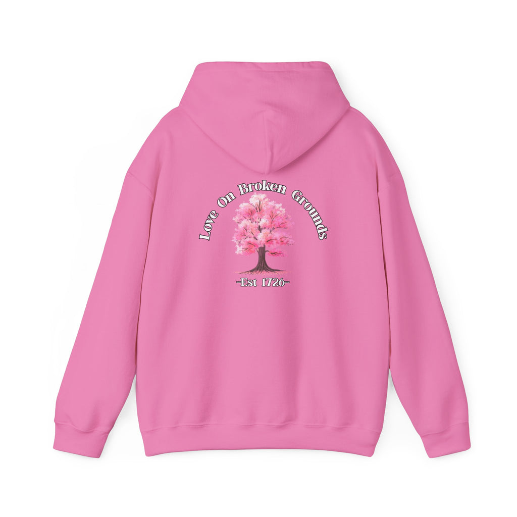 Love On Broken Grounds Blossom Tree Design Hoodie!