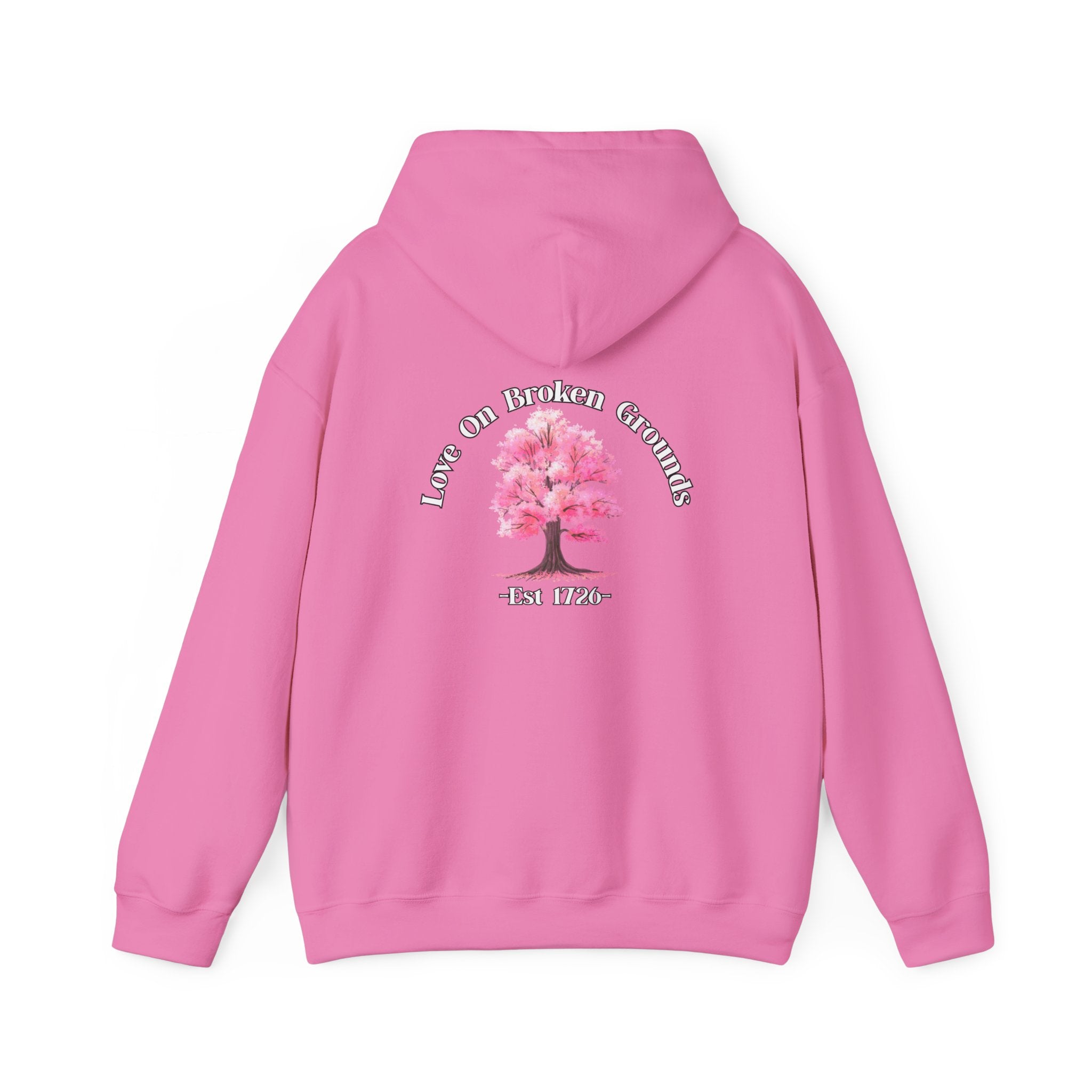 Love On Broken Grounds Blossom Tree Design Hoodie!